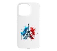 Carcasa para iPhone 15 Pro MAX Torre Eiffel: Icono de París Revisitado en Clave Street Art