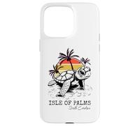 Carcasa para iPhone 15 Pro MAX Tortuga Boba Retro de Isle of Palms Sea Turtle Preservation, Carolina del Sur