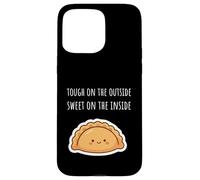 Carcasa para iPhone 15 Pro MAX Tough On The Outside Sweet On The Inside Empanada Amantes