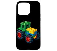 Carcasa para iPhone 15 Pro MAX Tractor Master Builder Bloque Construcción de Ladrillos