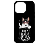 Carcasa para iPhone 15 Pro MAX Trap Neuter Return (TNR) The Humane Solution Bolsillo para Gatos