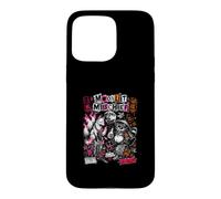 Carcasa para iPhone 15 Pro MAX Travesuras iluminadas por la Luna Kitsune Vs Tanuki Deja Que los espíritus jueguen