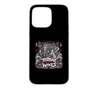 Carcasa para iPhone 15 Pro MAX Trono Debajo de Las Olas Japonesas Señor Dragón Japonés