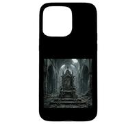 Carcasa para iPhone 15 Pro MAX Trono Gótico Arruinado Fantasía Oscuro Diseño Catedral