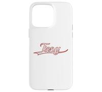 Carcasa para iPhone 15 Pro MAX Troy New York Michigan Vintage Varsity Distressed Throwback