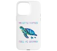 Carcasa para iPhone 15 Pro MAX Turtle Watercolor Sea Ocean My Turtles Call Me Granny