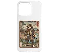Carcasa para iPhone 15 Pro MAX Ukiyo-e Arte Japonés Shiba Inu Samurai