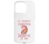 Carcasa para iPhone 15 Pro MAX Unicornios mágicos creen en mí - Espíritu Animal, Mujeres, niños