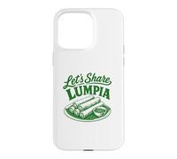 Carcasa para iPhone 15 Pro MAX Vamos a Compartir Lumpia Filipino Food Lover Vintage Graphic Art
