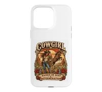 Carcasa para iPhone 15 Pro MAX Vaquera Criada sobre Polvo y diseño de determinación Grit Tough