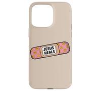 Carcasa para iPhone 15 Pro MAX Vendaje Believe Faith Uplifting Jesus Heals