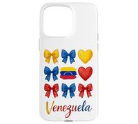 Carcasa para iPhone 15 Pro MAX Venezuela Mes de la Herencia Hispana Arco Bandera Venezolana Niñas