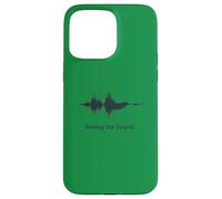 Carcasa para iPhone 15 Pro MAX Ver la frecuencia de la Forma de Onda del Audio del pájaro sonoro