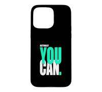 Carcasa para iPhone 15 Pro MAX Verde Azulado Claro Aqua Color Actually You Can Light Teal Aqua