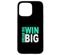 Carcasa para iPhone 15 Pro MAX Verde Azulado Claro Aqua Color Dream/Win Big Light Teal Aqua