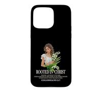 Carcasa para iPhone 15 Pro MAX Verso bíblico Cristiano de Rooted In Christ Lovely Lady & Lilly