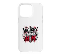 Carcasa para iPhone 15 Pro MAX Victoria a través de él Cruz Guerrera Cristiana
