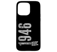 Carcasa para iPhone 15 Pro MAX Vintage 1946 Edición Limitada Born In 1946 80th B-Day Retro