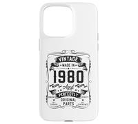 Carcasa para iPhone 15 Pro MAX Vintage 1980 46yr 46th Birthday Gifts for Men 46 Years Old