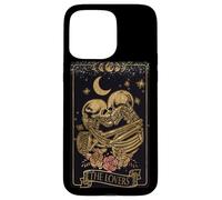 Carcasa para iPhone 15 Pro MAX Vintage Goth Tarot Card The Lovers Dark Academia Aesthetic