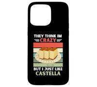 Carcasa para iPhone 15 Pro MAX Vintage Piensan Que Estoy Loco Pero Me Gusta Castella Lover