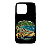 Carcasa para iPhone 15 Pro MAX Vintage Portsmouth Dominica - Recuerdo de Viaje