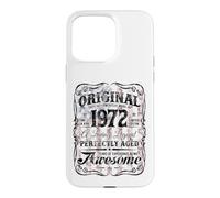 Carcasa para iPhone 15 Pro MAX Vintage USA Legend Born In 1972 The Original Birthday