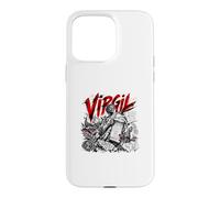 Carcasa para iPhone 15 Pro MAX Virgilio Romano Poeta Eneida Latina Clásico Épico