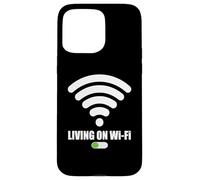 Carcasa para iPhone 15 Pro MAX Vivir De Wi-Fi WLAN WLAN Decir Señal De Internet WiFi Decir