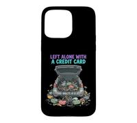 Carcasa para iPhone 15 Pro MAX VR Gaming Left Alone with A Credit Card Funny Hobby