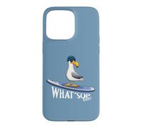 Carcasa para iPhone 15 Pro MAX What Sup Beaches Gaviota de Stand Up Paddle Casual