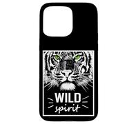 Carcasa para iPhone 15 Pro MAX Wild Spirit Tiger Quotes Summer Illustration Graphic Design
