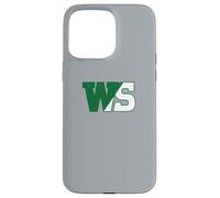 Carcasa para iPhone 15 Pro MAX William Smith College Heron's WS Monograma Logo - HWSC
