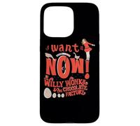 Carcasa para iPhone 15 Pro MAX Willy Wonka and The Chocolate Factory I Want It Now