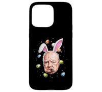 Carcasa para iPhone 15 Pro MAX Winston Churchill - Huevos de Conejo británicos con Orejas de Conejo
