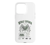 Carcasa para iPhone 15 Pro MAX Wolf Spider Lycosidae Arachnid Natural History