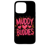 Carcasa para iPhone 15 Pro MAX Woman'S Buddies Muddy Mud Run Mudding Running Girls Team ATV