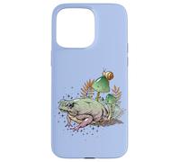 Carcasa para iPhone 15 Pro MAX Womens Girls Cottagecore Magical Frog Toad Snail Goblincore