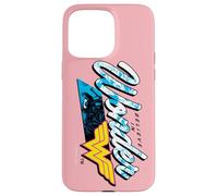 Carcasa para iPhone 15 Pro MAX Wonder Woman 80th Believe in Wonder Blue Eyes