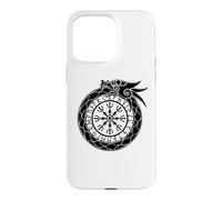 Carcasa para iPhone 15 Pro MAX Yelmo nórdico de Ouroboros del asombro