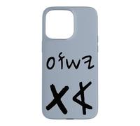 Carcasa para iPhone 15 Pro MAX Yeshua Aleph TAV Jesús Primero Último en Paleo Hebreo (Negro)