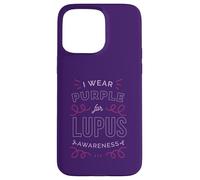 Carcasa para iPhone 15 Pro MAX YO Uso Morado para Lupus Conciencia SLE Meme