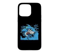 Carcasa para iPhone 15 Pro MAX Zombi Tiburón Blanco Divertido Halloween Jawsome Scary Zombies