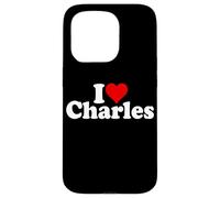 Carcasa para iPhone 15 Pro ME Encanta Heart Charles Charlie Chuck