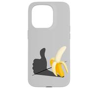 Carcasa para iPhone 15 Pro Me Gusta el plátano optimista Pop-Art