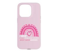 Carcasa para iPhone 15 Pro Me Pongo Rosa para la concienciación sobre el cáncer de Mama de mi Madre