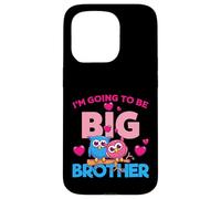 Carcasa para iPhone 15 Pro Men's Boys Kids I'm Going To Be A Big Brother Graphic Design