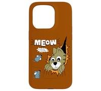 Carcasa para iPhone 15 Pro Meow Finding Mouse, Cats & Mice Illustration Graphic Designs
