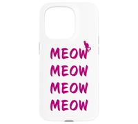 Carcasa para iPhone 15 Pro Meow Meow Meow Meow - Cat Song Rescue Staff & Volunteers