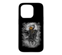 Carcasa para iPhone 15 Pro Mercenario de arpillera como Motivo de Halloween de Jinete